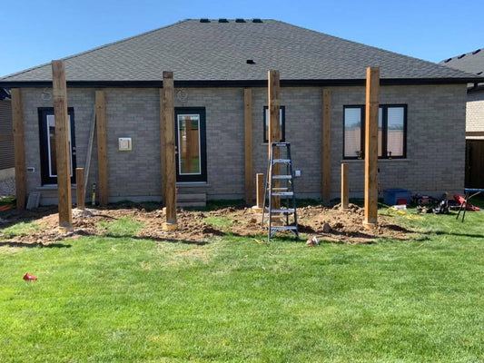 New Covered Patio in Belmont, Ontario