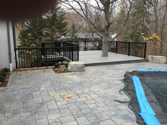 Deck With Tree In The Middle