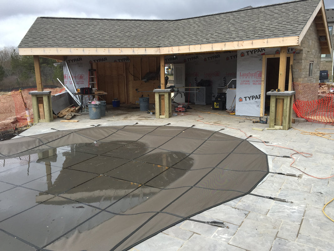 Stone Pool House & Cabana