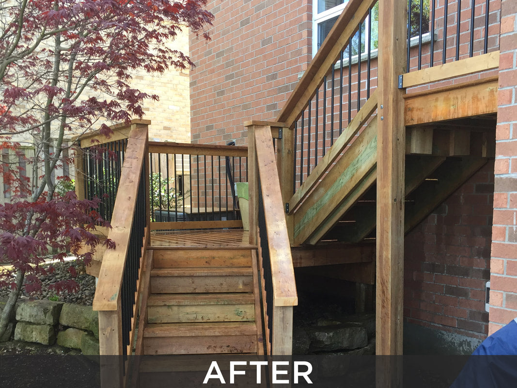 Replacing Wooden Outdoor Stairs
